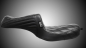Preview: LePera, TailWhip 2-Personen-Sitzbank. Double-Diamond-Muster, schwarz